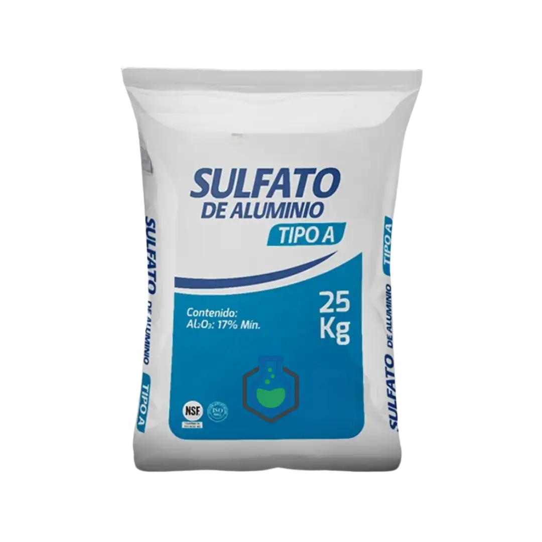 Sulfato de Aluminio - Sulfato de aluminio para tratamiento de aguas y procesos industriales.